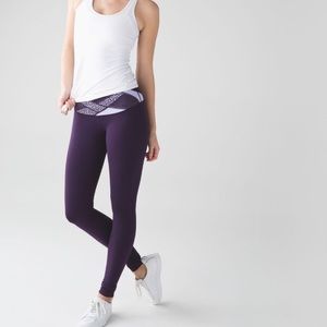 Lululemon Wunder Under Pant Deep Zinfandel Lilac 4